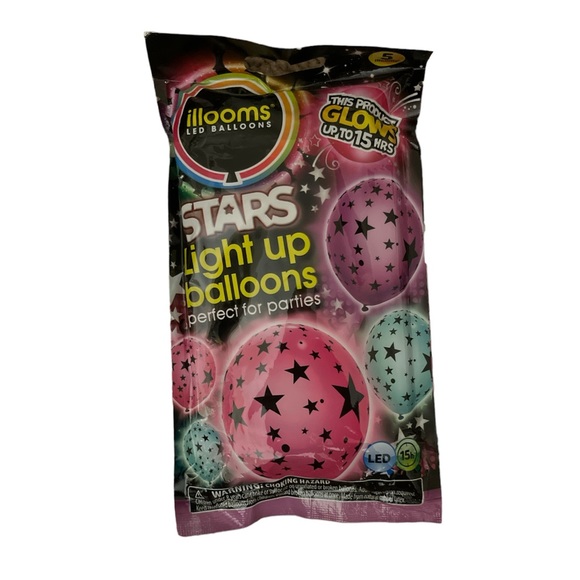 ALL NWT party decorations pack. Banner, balloons, glow necklaces, crown, pin - Picture 6 of 10